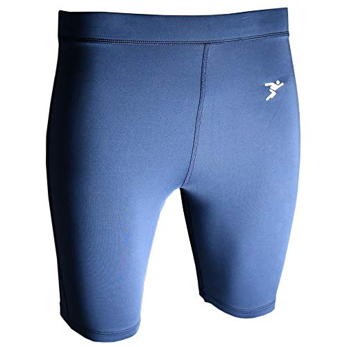 Short de compression enfant Precision pour éviter les irritations en bleu marine