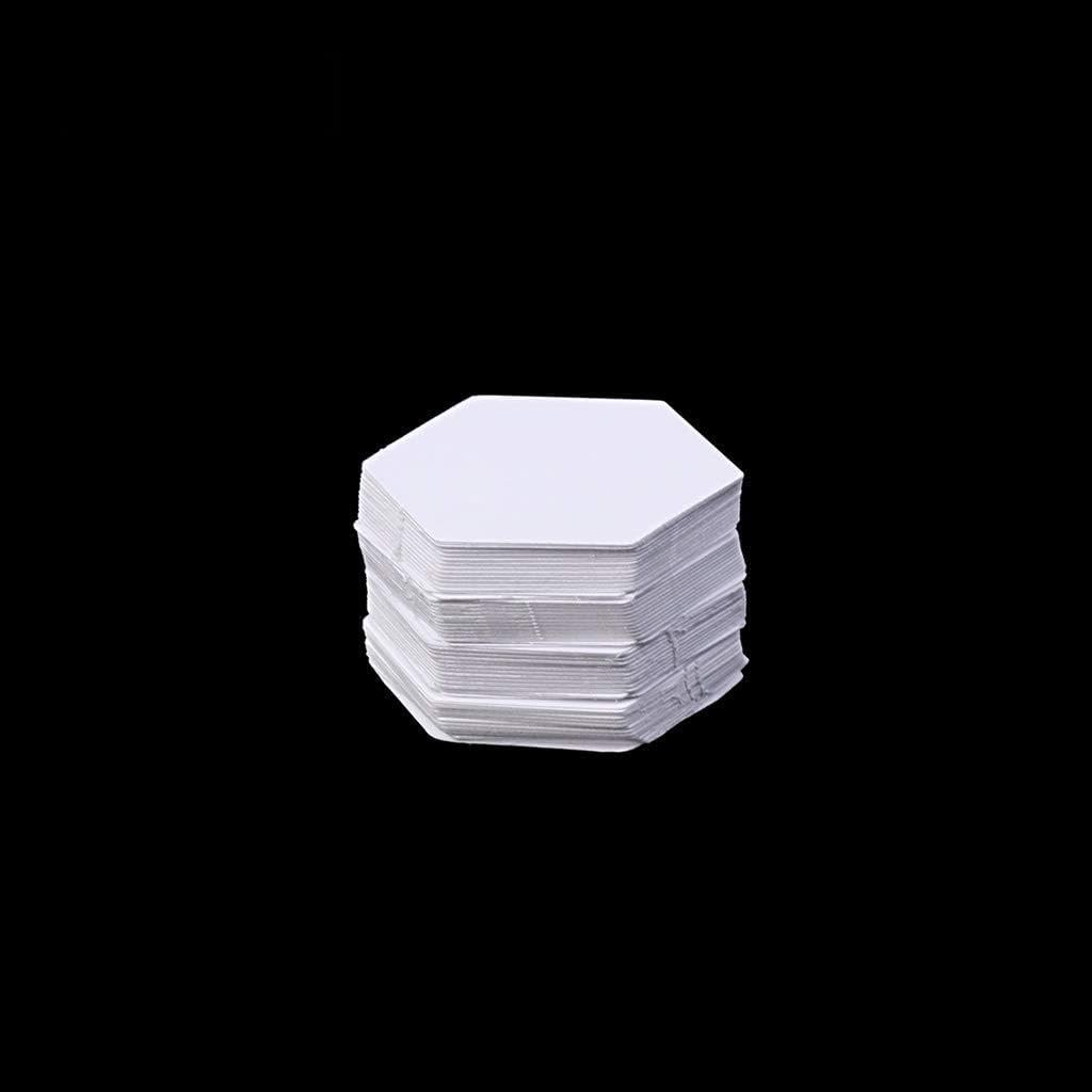 Lerpwige 100Pieces 22mm Paper Cutout Quilting Templates Hexagon Paper Template Sewing Accessory For Quilting Patchwork Craft Sewing Craft