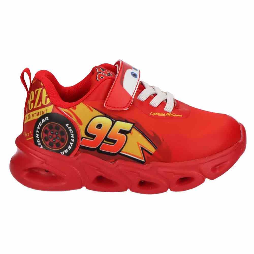 Children's Cars Sports Light Sole EVA with Lights – Children's Sports Lights for School and Leisure, red, 29 EU