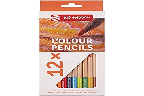 Art Creation - Estuche De Cartón Con 12 Lápices De Colores Multicolor En Oferta Talens Art Creation - Lápices De Colores (12 Piezas)