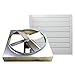 Cool Attic CX24DDWT Direct Drive 2-Speed Whole House Attic Fan with Shutter, 24 Inch