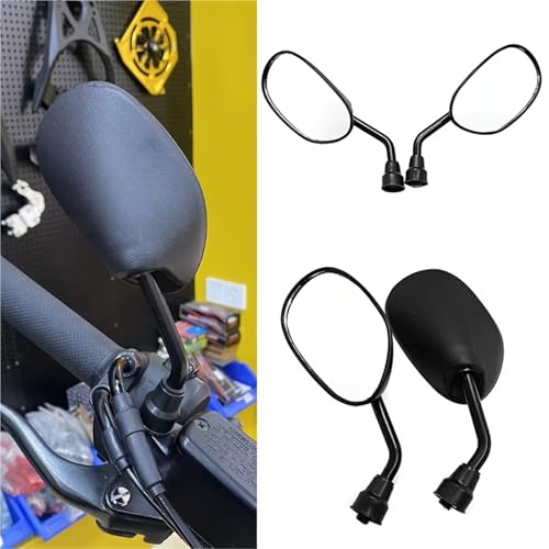 Retrovisores moto homologados para ciudad con kit de montaje universal y espejos convexos M8 M10 6