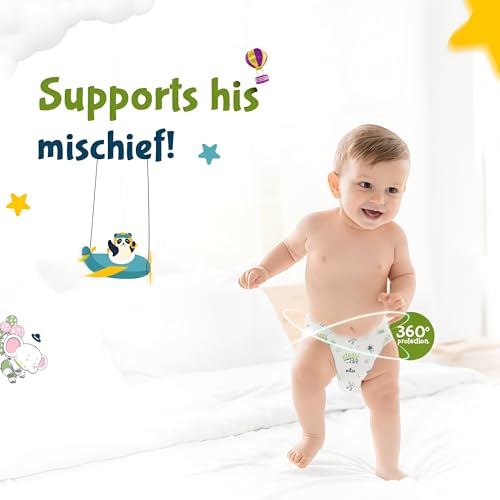 Image of Dry Comfort Baby Diaper Pants Advanced Soft |Extra Large (XL) | 12-18 Kg |Pack of 2 |52 Pieces| Up to 12 Hours Protection, Prevents Leakage, Wetness Indicator