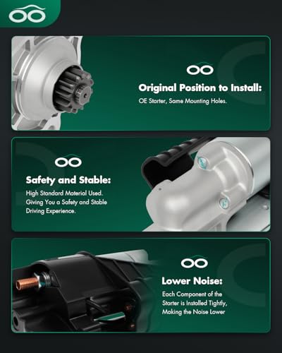 Image of SCITOO Starter Motor fit for SCANIA for TRUCK 2004-2013 Replacement Starter 19795,30397