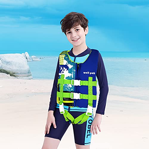 Kids Swim Vest- Swimming Vest For Child With Adjustable Safety Strap, Suitable For Age 1-9 Years #TOP2