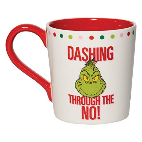 Department 56 Dr. Seuss The Grinch Dashing Through The No Coffee Mug