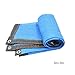 WCYNET Filet D'ombrage Toile De Protection Solaire Toile De Protection Anti-Pluie Sun Encryption Couche épaisse D'isolation De Toit Trapézoïdal Couverture De Maille (Couleur: Bleu Noir, Taille: 3x3M)