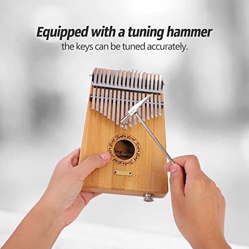 Kcivsou Kalimba en Bois à 17 Touches, 17 Touches en Bois Kalimba Mbira Thumb Piano Finger Speaker Musical Pickup… - Les Beatles, Paul McCartney, John Lennon, RIngo Starr, George Harrison Kcivsou Kalimba en Bois à 17 Touches, 17 Touches en Bois Kalimba Mbira Thumb Piano Finger Speaker Musical Pickup… – Image 3