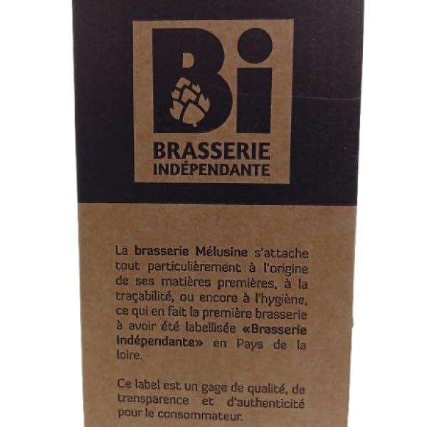 Coffret Dégustation Bière Vendée 75cl Mélusine Golden Ale Artisanale + 2 verres a pied 25cl-33cl