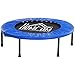 HOMCOM Cama Elástica Trampolín con Diámetro 81cm y Muelles Resistentes hasta 100kg Color Azul Oscuro (S-Φ81 x 22,5cm)