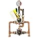 Leonard Valve - TM-420B-LF-DT-RF - 3/4 in NPT Inlet Type Mixing Valve, Lead Free bronze, 1 to 42 gpm