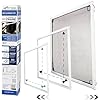 ADFORS Custom Window Screen Replacement Kit, Adjustable Screen Frame, and Mesh