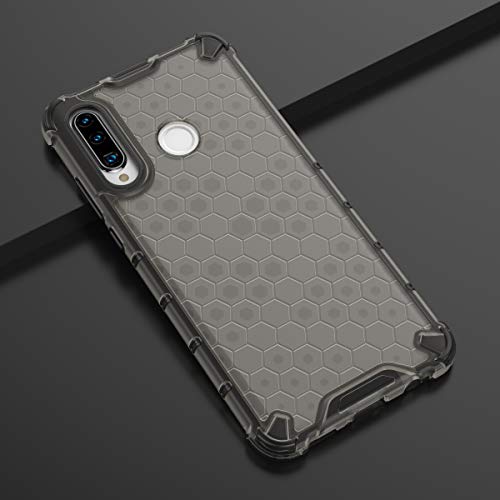 Image of Glasgow Back Case Cover for Huawei Honor P30 LIte Shockproof Military Grade Back Case Back Cover - Black
