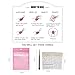 Picksweet Flower Nail Stickers for Nail Art Decals Charms,5D Embossed Floral Butterfly and Heart Gem, Self-Adhesive 5 Styles Craft Nail Supplies 2 Sheets with Tweezers Kit for Women Decoration