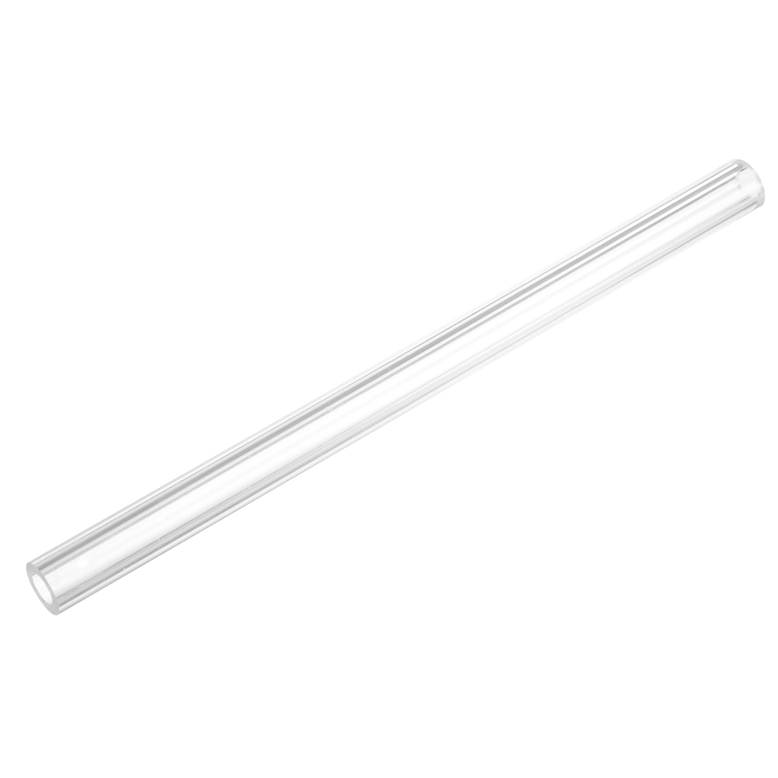 uxcell Rigid Round Clear Tubing 6mm(1/4") ID x 10mm(3/8") OD x 0.5Ft(150mm) Length Plastic Tube