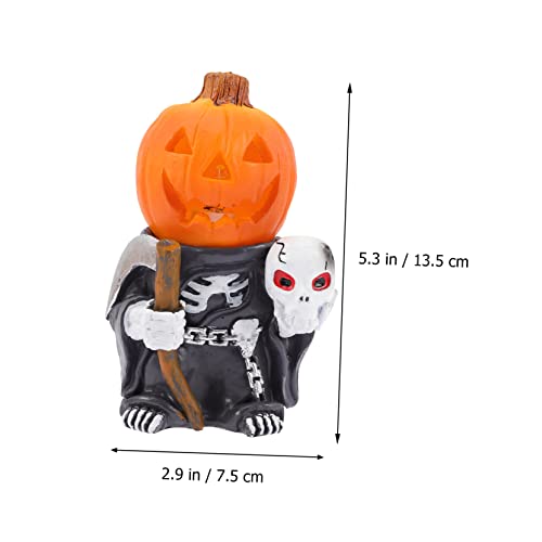 Citrouille Halloween lot de 5 pour une déco automnale réussie - 4