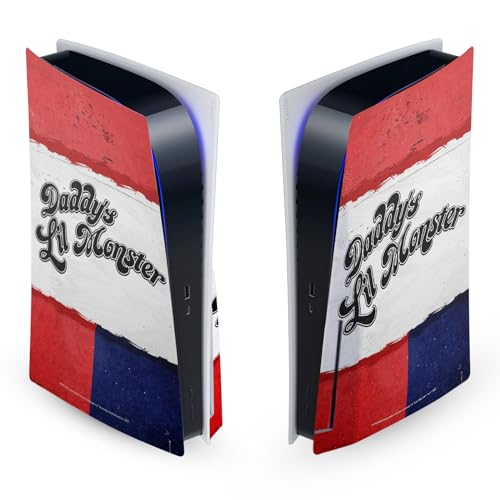 Skin PS5 Suicide Squad Harley Quinn par Head Case Designs pour Console Édition Disque