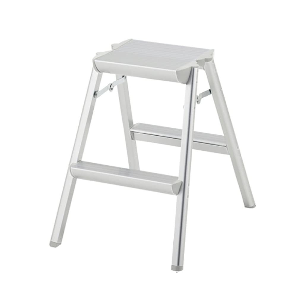 ladders for Home, Portable Aluminum Folding Stepladder - 2/3 Step Safety Ladder with