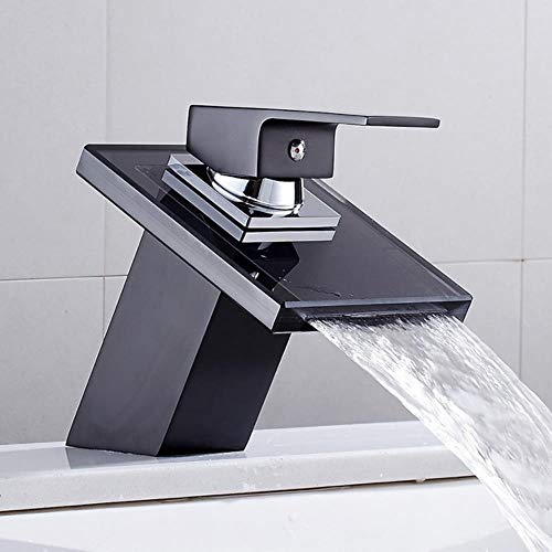 Robinet mitigeur cascade en laiton pour évier et vasque de salle de bain chic