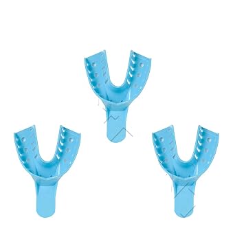 #2 Perforated Impression Trays Large Lower 12 Pieces