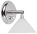 Imtra LED St. Maarten, Stainless Steel w/White Glass Globe Hand Blown Glass, G4, 10W Max, Integral Switch (ILSH41001)