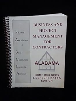 Ring-bound Alabama Business and Project Management for Contractors Book