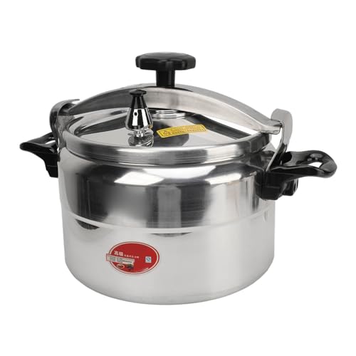 Panela de Pressão Durável de Liga de Alumínio Com Tampa Aberta Giratória para Uso Doméstico, Fogão a