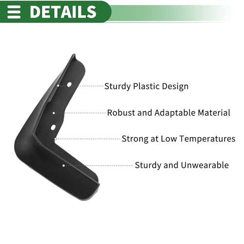 Image of Motoforti Mud Flaps Splash Guards Mud Guards for Lexus IS 2014-2019 W /Mount Accessories