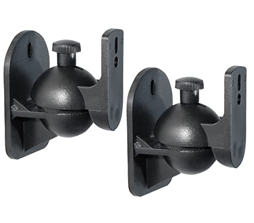 mywall HB4L Wandhalterung Lautsprecher 3,5 2erSet schwarz 20 Jahre Garantie