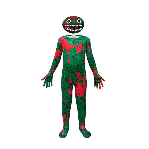 Garten of Banban costume for Boys Girls Halloween Costumes Horror Monster Bodysuit Role Play 2 pieces set with Head Piece