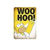 AIQIBAO Plaque Murale Vintage en métal Motif Simpsons pour la Cuisine, la Maison, Le café, Le pub, la Boutique 30,5 x 20,3 cm (1001(1174)