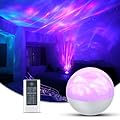 SUPFOO Galaxy Projector for Bedroom, Star Night Light with White Noise & Bluetooth Music, Aurora Remote Control & Timing, Party, Home (White)