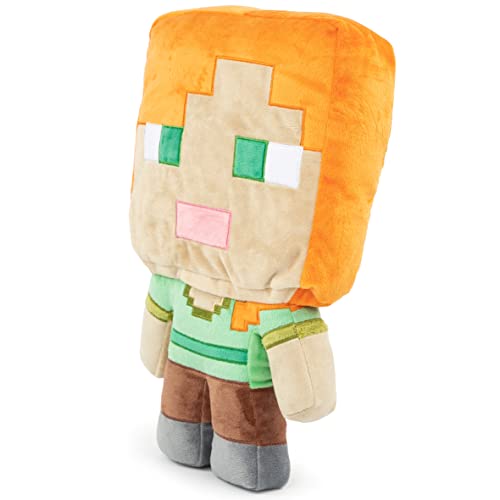 Image of Jay Franco Plush Pillow Buddy Super Soft Polyester Microfiber | Mojang Minecraft Alex 16 inch (Official Product)