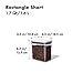 OXO Good Grips POP Container – Airtight 1.7 Qt for Coffee and More Food Storage, Rectangle, Clear