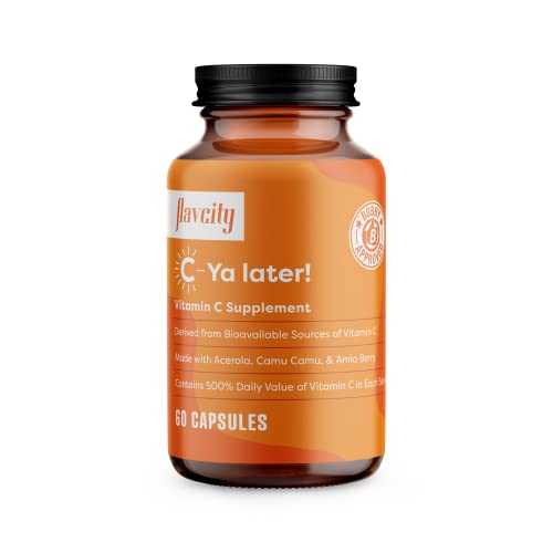 FlavCity-Vitamin-C-Supplement-C-Ya-Later-Dietary-Supplement-for-Immune-Support-Derived-from-Bioavailable-Sources-of-VIT-C-Made-with-Acerola-Camu-Camu-Amla-Berry-60-Capsules