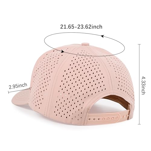 Image of Quick Dry Baseball Cap Curved Brim Mesh Snapback Hat for Men Women