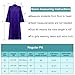Mukum Matte Graduation Cap and Gown Set with Tassel 2024 Charm Honor Cord Graduation Stoles for High School College Bachelor Purple 51