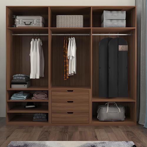 4 Stück Kleidersack Lang 180 x 60cm,Faltbarer Kleidersack mit Reißverschluss, Feuchtigkeits- und Staubschutz，Hochzeit Kleidung Tasche, Abendkleid Kleidung Tasche