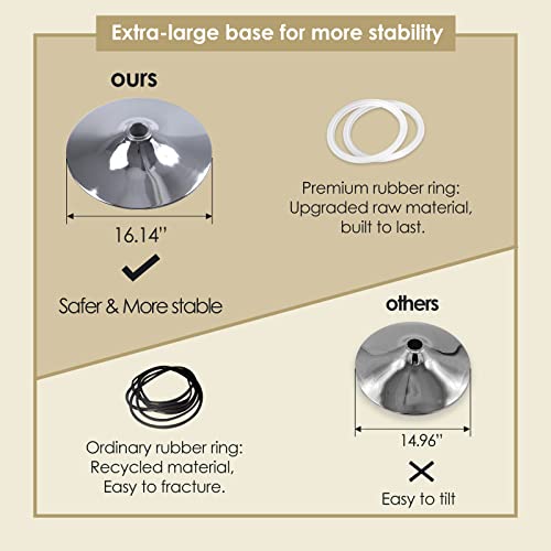 Relbiety Round Bar Stool Set Of 2 Pu Leather Adjustable Backless Counter Height Barstool, Modern Bar Chairs With Chrome Footrest Armless For Kitchen Counter Island Pub(Black) #TOP4