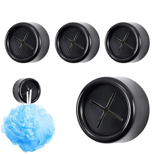 Genérico Soporte Para Toallas | Gancho De Pared Soporte Para Toallas De Cocina | 4 Piezas Colgador Adhesivo Sin Taladro para Delantales y Paños, para Sala de Estar y Armario