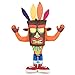 Pack Aku + Crash Bandicoot Play by Play Peluches Crash Bandicoot 22 cm Officiel