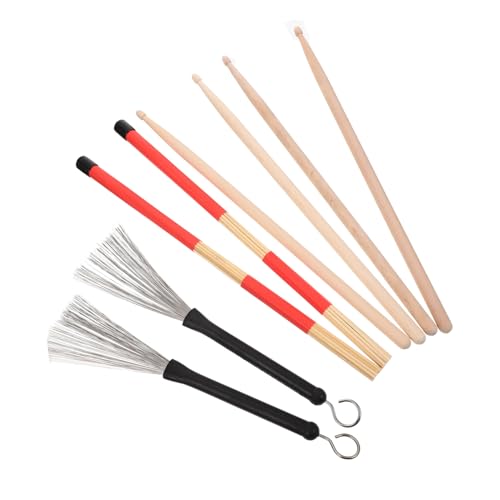 Set de baquetas con cepillo de alambre y bolsa miniatura 1