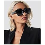 Trendy Square Sunglasses for Men Women Fashion Thick Rectangle Sun Glasses UV Protection Shades Designer Style - Image 3