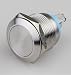 Push Button Momentary Switch, N.O. Metal Dome Push Switch, Shallow Depth 22mm X 22mm, Screw-On Terminals