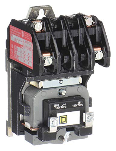 SCHNEIDER ELECTRIC 8903LO20V02 Lighting Contactor 600-Vac 30-Amp L Electrical Box, Black