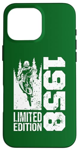 MTB Mountainbike Nacido en 1958 Cumpleaños BTT-Bicicleta Carcasa para iPhone 16 Pro MAX
