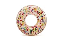 Intex 56263NP Luftmatratze Schwimmreifen aufblasbar Sprinkle Donut, 99 x 25 cm, 114 cm