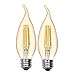 GE Lighting Vintage Style Decorative LED Light Bulb, 4 Watts (40 Watt Equivalent) Warm Candle Light, Amber Glass, Medium Base, Dimmable (2 Pack)