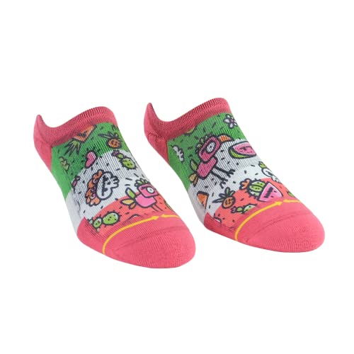 MERGE4 Walmazan Frida Dreams No Show Socks for Men and Women Compression Non Slip Colorful Ankle Socks