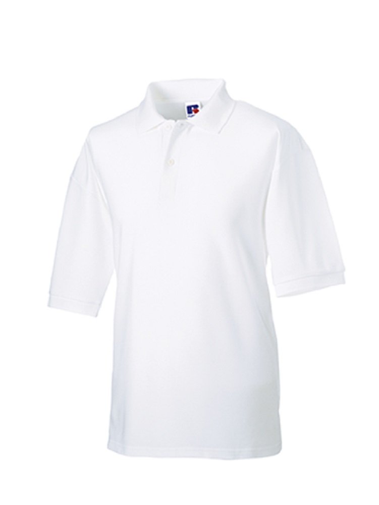 Jerzees polo shirt white size M